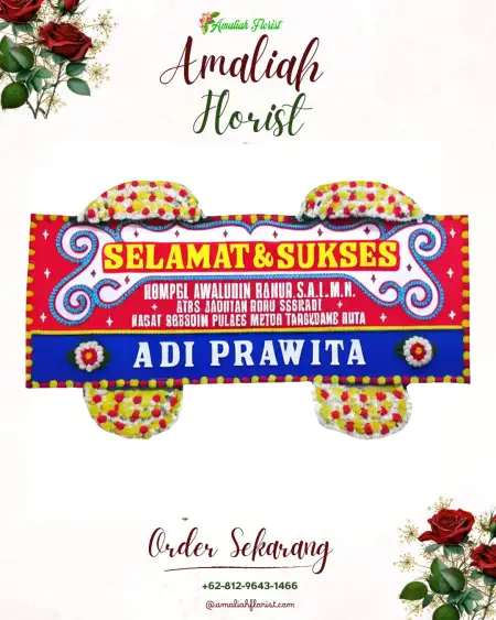 Papan Bunga Ucapan Selamat Salamrojo
